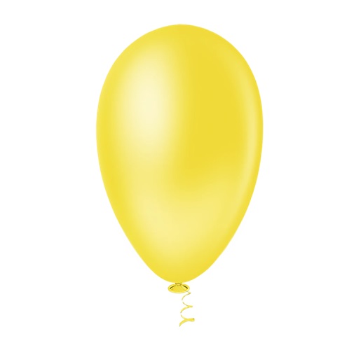 BALAO PIC PIC LISO N6,5 AMARELO C/50