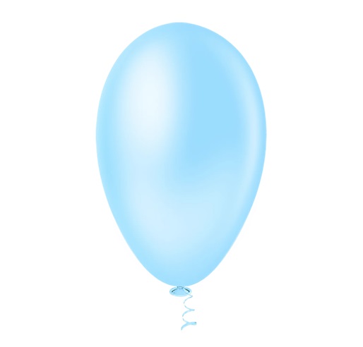 BALAO PIC PIC LISO N6,5 AZUL CLARO C/50