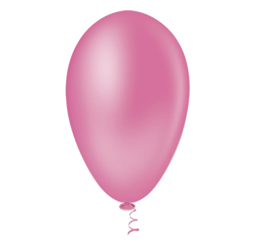 BALAO PIC PIC LISO N6,5 ROSA FORTE C/50
