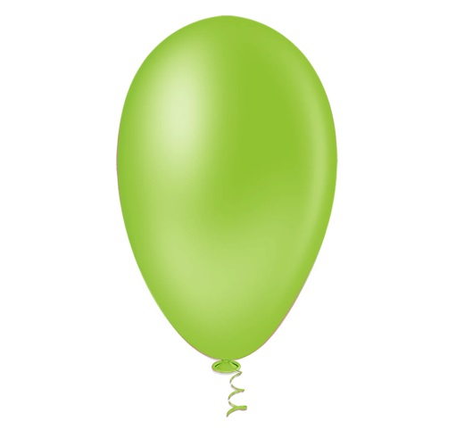 BALAO PIC PIC LISO N6,5 VERDE LIMAO C/50