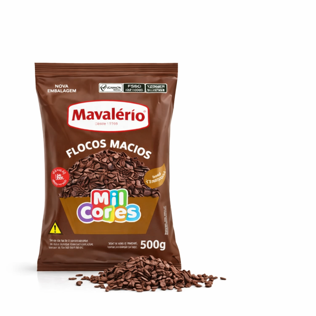 GRANULADO MAVALERIO FLOCOS MAC CHOC 500G