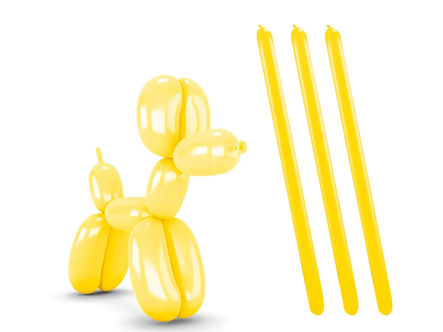 BALAO PIC PIC ESPAGUETE AMARELO C/25