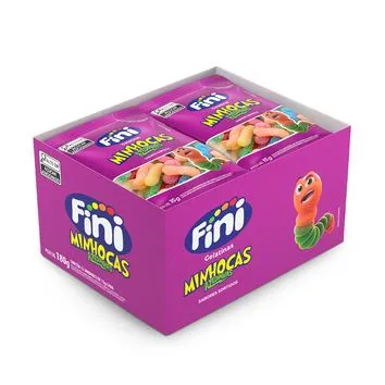 MINHOCA FINI DE GELATINA CITRICA 12X15G