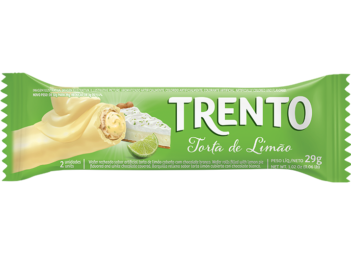CHOC TRENTO 29G C/RECH TORTA LIMAO UN