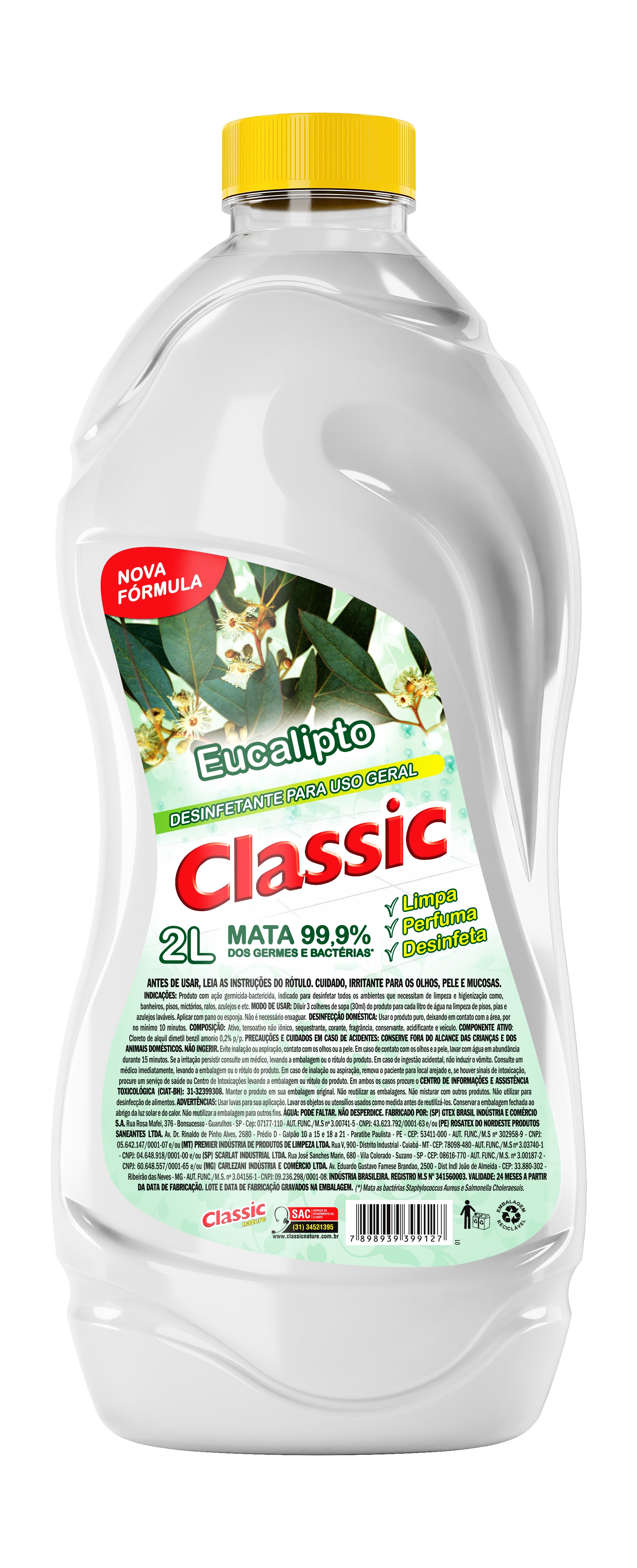 DESINF CLASSIC 2LT EUCALIPTO