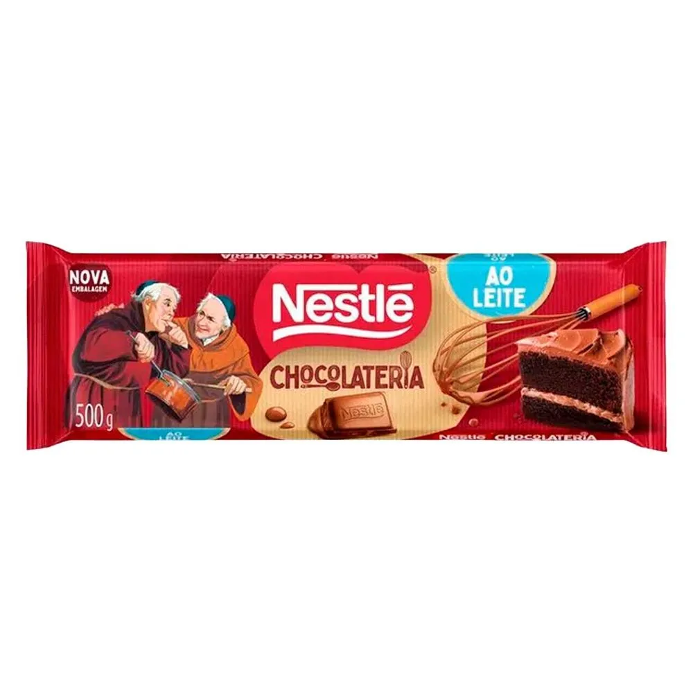 CHOC BARRA NESTLE LEITE 500G