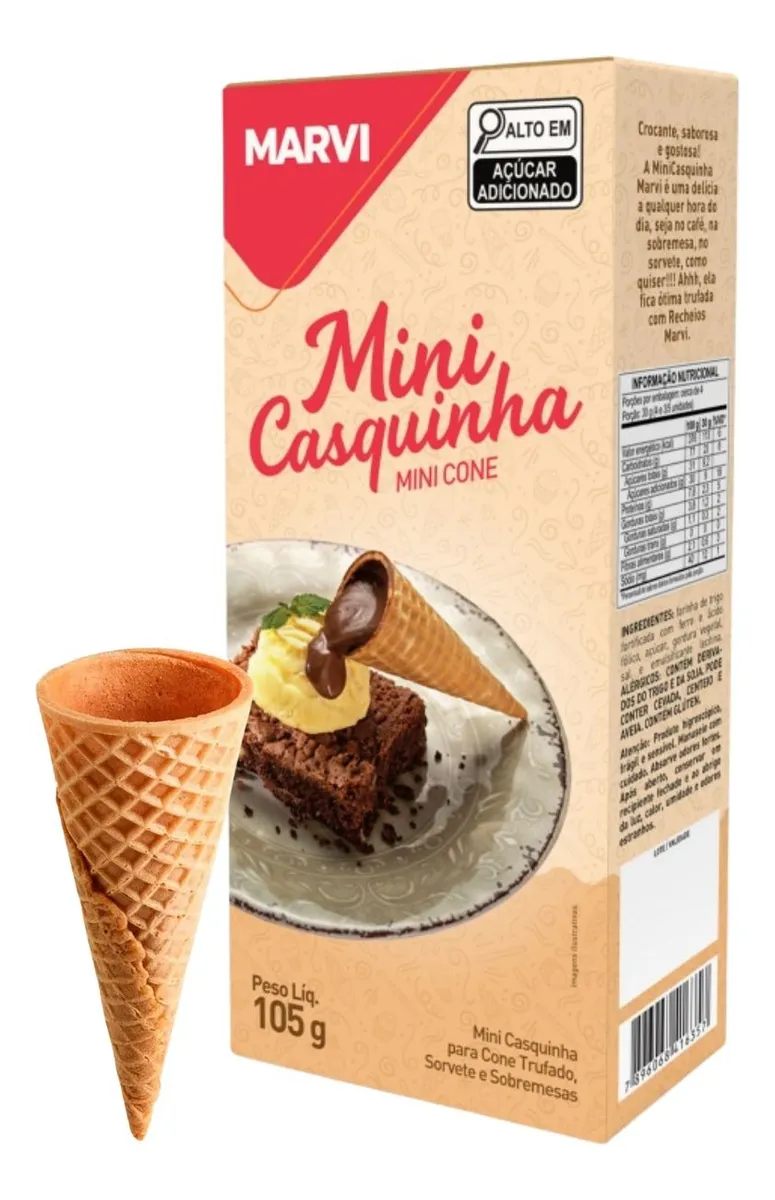 CASQUINHA MARVI MINI C/14