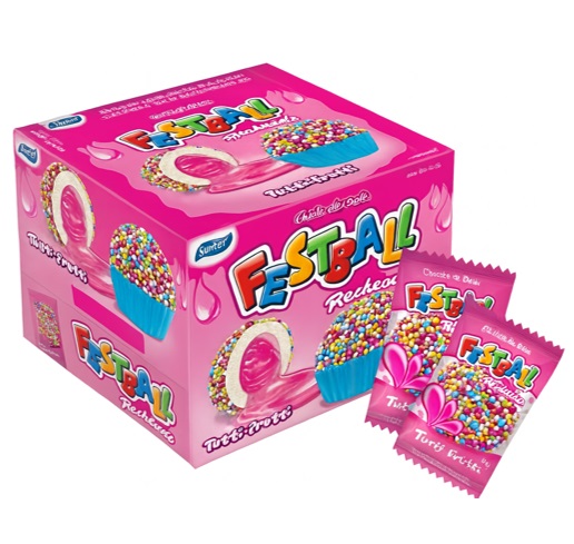 CHICLE SUKEST FESTBALL TUTTI FRUTI C/40