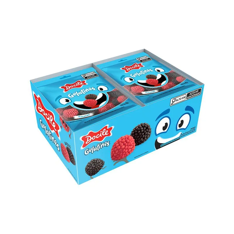 GELATINES DOCILE MINI AMORA C/12X15G