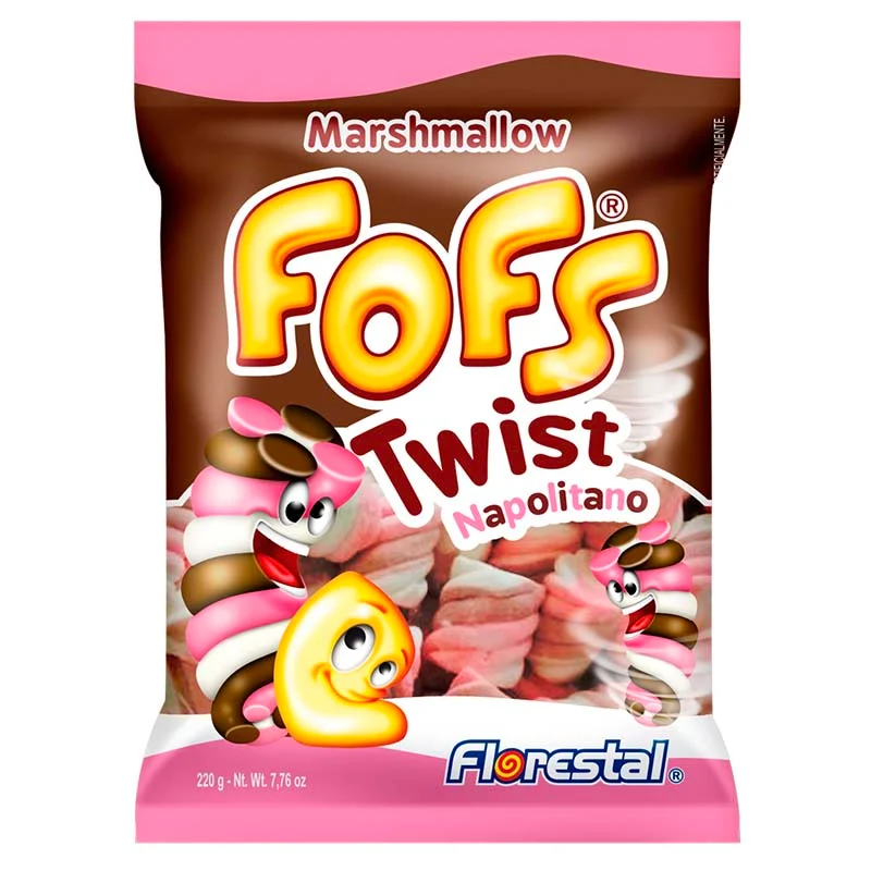MARSHMALOW FLORESTAL FOFS TWIST NAP 220G