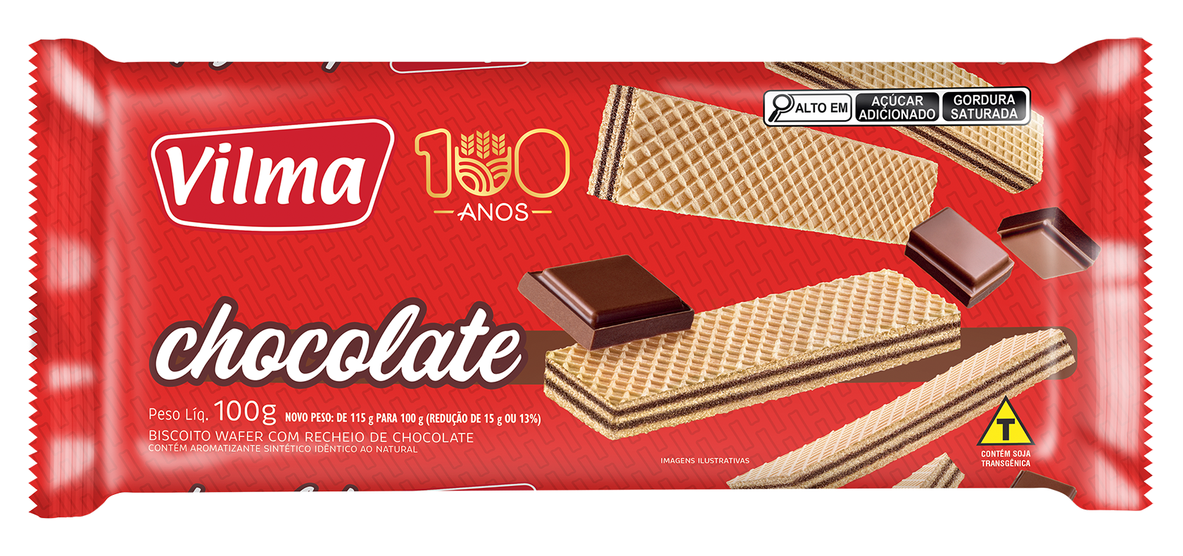 WAFER VILMA CHOCOLATE 100G
