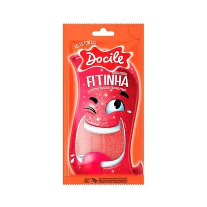 SM BALA FITINHA DOCILE SOUR MORANGO 70G
