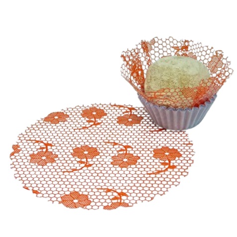 FUNDO DECORADO DAFESTA N7 LARANJA C/100