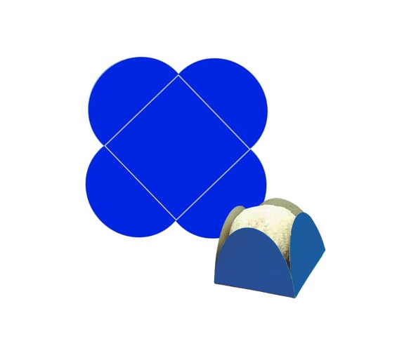 PORTA BOMBOM DAFESTA AZUL ESCURO C/50
