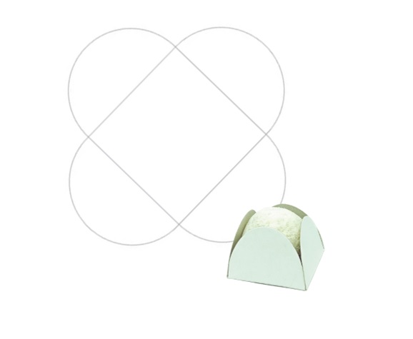PORTA BOMBOM DAFESTA BRANCO C/50