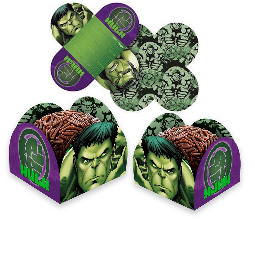 PORTA FORMINHA PAPEL REGINA HULK C/50