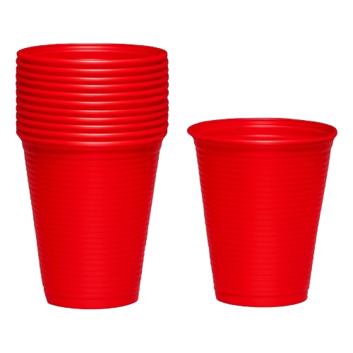 COPO TRIK TRIK 200ML VERMELHO C/50