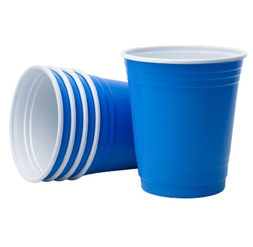COPO COLORIDO 400ML TRIK TRIK AZUL C/25