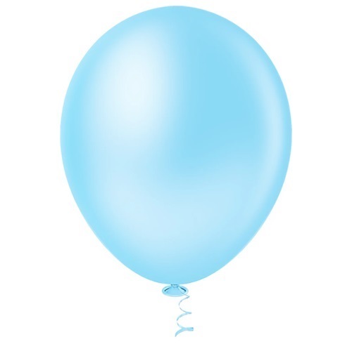 BALAO PIC PIC LISO N8 AZUL CLARO C/50