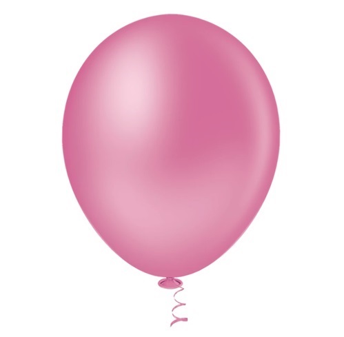 BALAO PIC PIC LISO N8 ROSA FORTE C/50