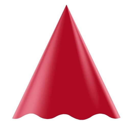 CHAPEU ANIVERSARIO REGINA COLOR VERMELHO