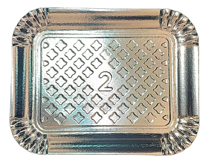 BANDEJA LAMINADA REGINA N2 17CM PRATA