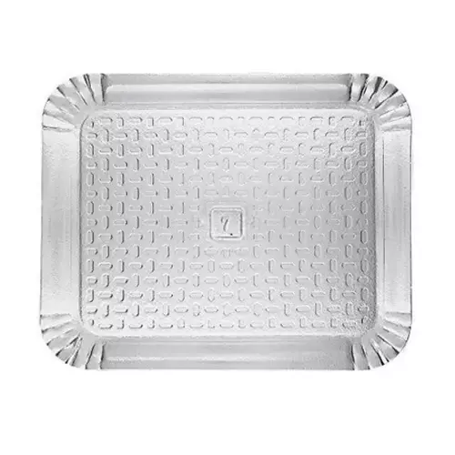 BANDEJA LAMINADA REGINA N7 43CM PRATA