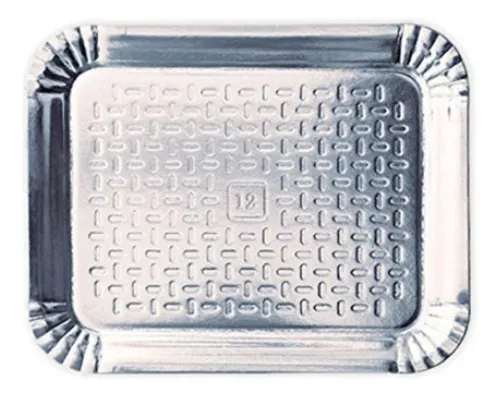 BANDEJA LAMINADA REGINA N12 46CM PRATA