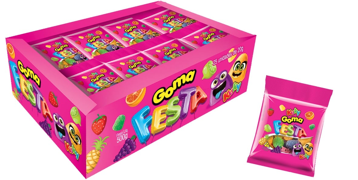 GOMA KUKY MINI SINO SORT 25X20G