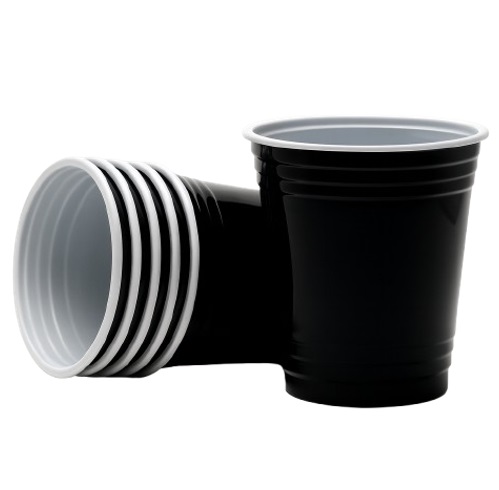 COPO COLORIDO 400ML TRIK TRIK PRETO C/25