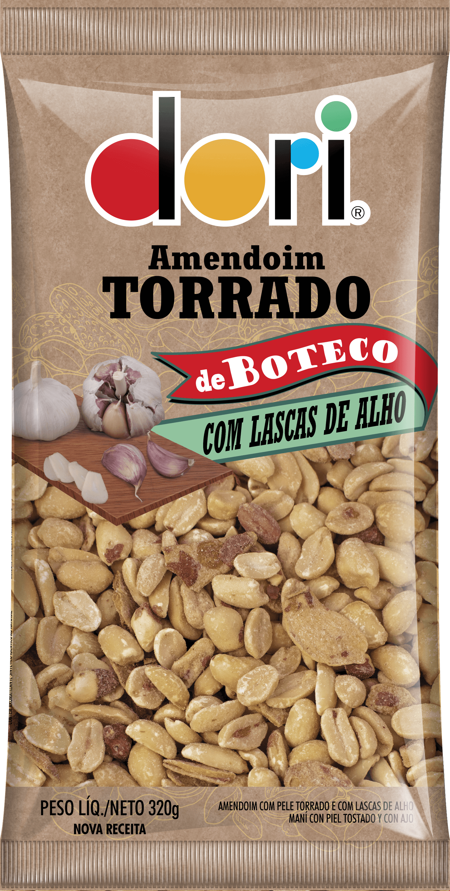 AMENDOIM DORI TOR BOTECO C/ALHO 320G