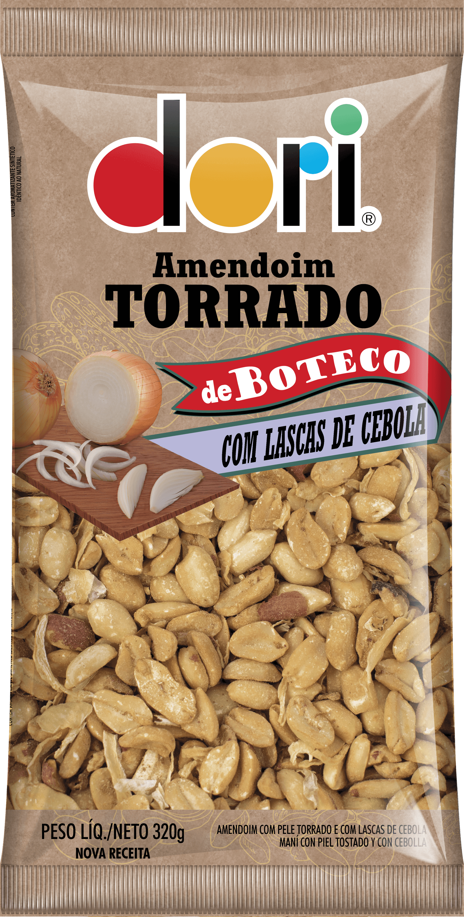 AMENDOIM DORI TOR BOTECO C/CEBOLA 320G