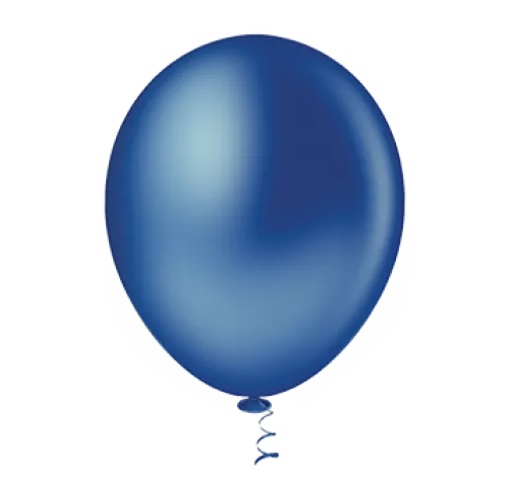 BALAO PIC PIC LISO N8 AZUL SAFIRA C/50