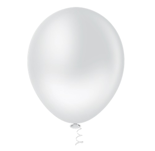 BALAO PIC PIC LISO N9 BRANCO METAL C/50