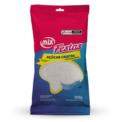 ACUCAR COLORIDO MIX INCOLOR 500G