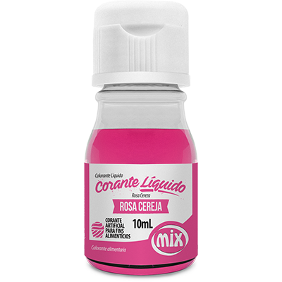 CORANTE MIX LIQ ROSA CEREJA 10ML