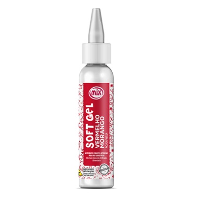 CORANTE MIX SOFTGEL 25G VERMELHO MORANGO