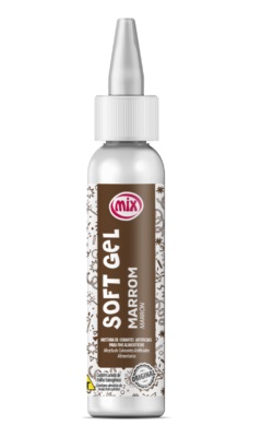 CORANTE MIX SOFTGEL 25G MARROM CHOCOLATE