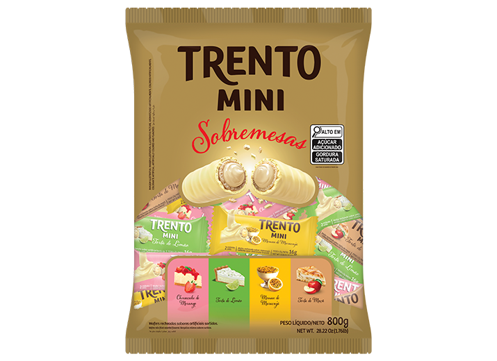CHOC TRENTO MINI PCT C/50 SOBREMESAS