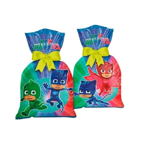 SACOLA SURP REGINA PJ MASKS 14X27CM C/8