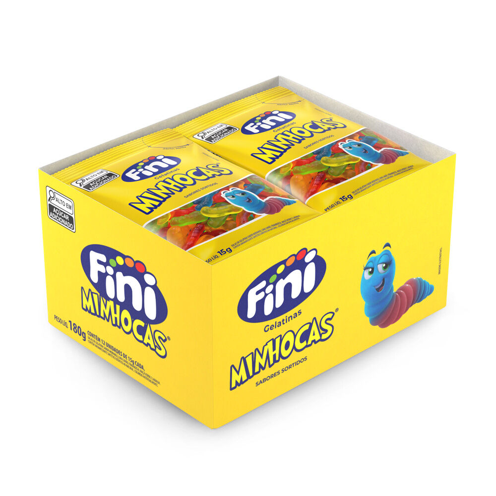 MINHOCA FINI DE GELATINA 12X15G