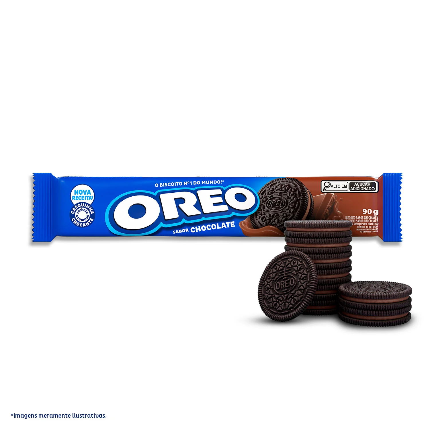 BISC RECH OREO CHOCOLATE 90G