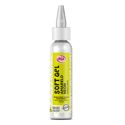 CORANTE MIX SOFTGEL 25G AMARELO NEON