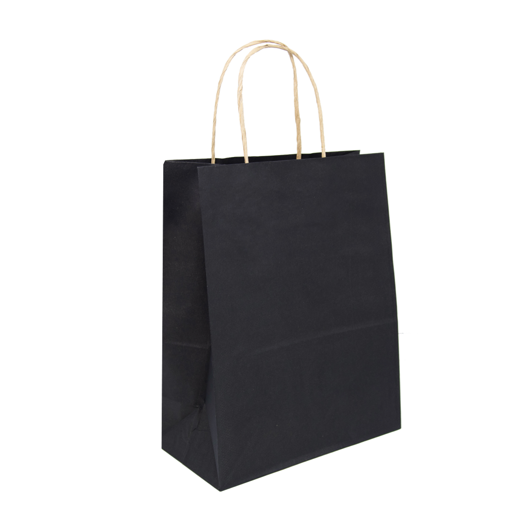SACO PAPEL LULE PRETO 18X09X24CM C/10
