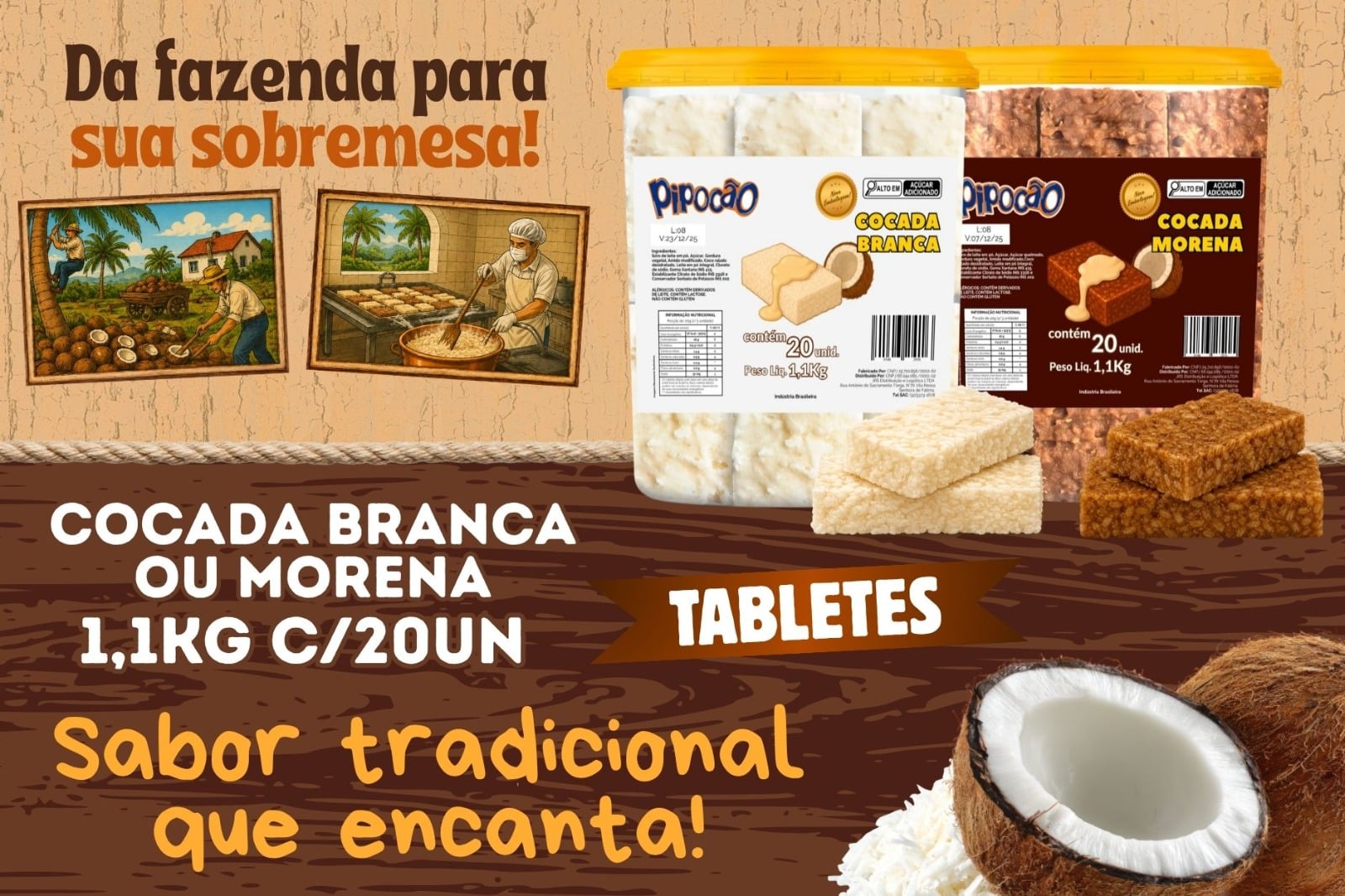 OS MELHORES PRODUTOS: DOCE DE LEITE PIPOCAO