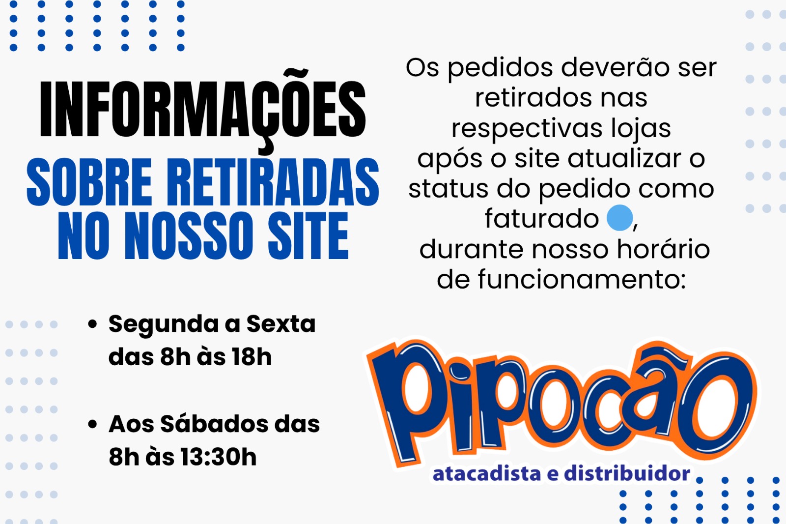 INFORMAÇÕES SOBRE RETIRADAS
