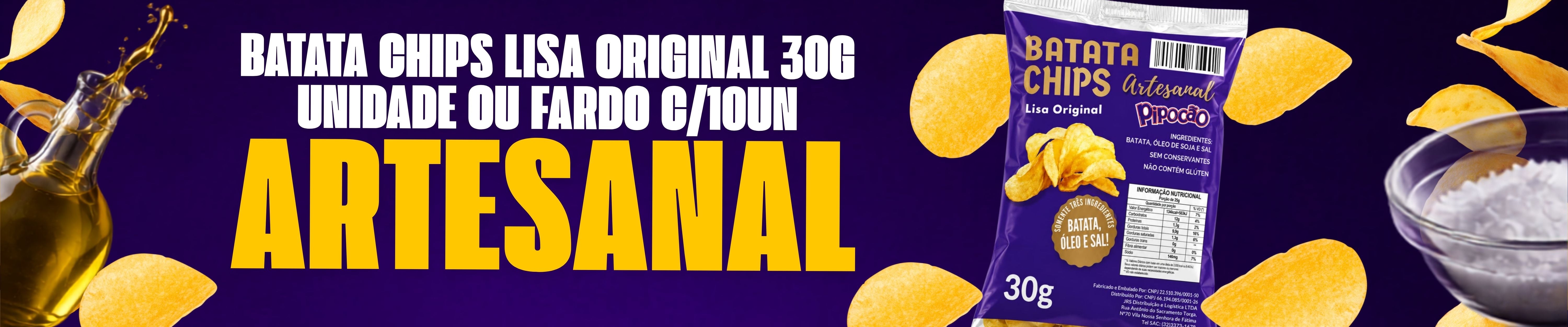 OS MELHORES PRODUTOS: BATATA CHIPS PIPOCÃO 