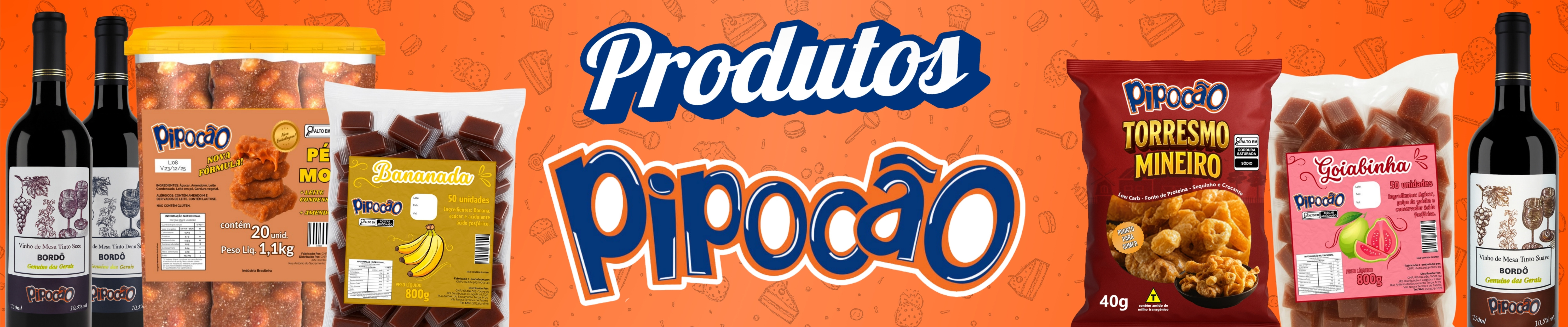 PRODUTOS PIPOCAO