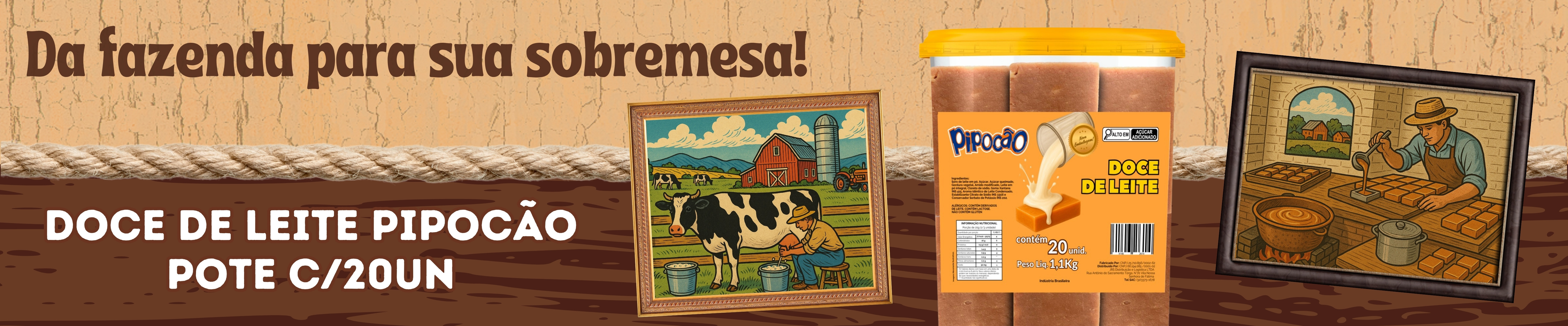 OS MELHORES PRODUTOS: DOCE DE LEITE PIPOCAO